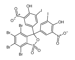 4,4'-(4,5,6,7-Tetrabromo-1,1-dioxido-3H-2,1-benzoxathiol-3-ylidene)bis[2-iodo-6-nitrophenol]